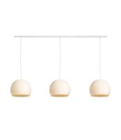 Cotton Ball Lights Drievoudige hanglamp  balk - Driekwart Shell - thumbnail