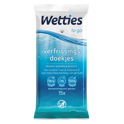 Wetties To Go Verfrissingsdoekjes Wetties To Go Verfrissingsdoekjes