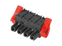 Weidmüller 1044010000 Female behuizing (kabel) BL Totaal aantal polen 4 Rastermaat: 7.62 mm 42 stuk(s) - thumbnail