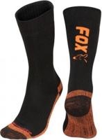 Fox Thermolite Long Socks Black & Orange Thermosokken 44-47 - thumbnail