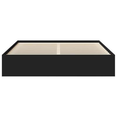 Bedframe zwart 180x200 cm Super King Size