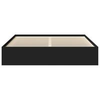 Bedframe zwart 180x200 cm Super King Size - thumbnail