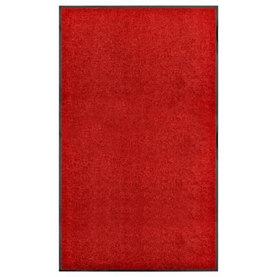 VidaXL Deurmat wasbaar 90x150 cm rood VidaXL Deurmat wasbaar 90x150 cm rood
