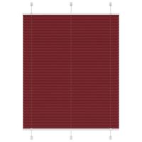 Pliss rolgordijn 105x150cm stofbreedte 104,4cm bordeauxrood - thumbnail