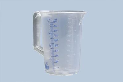 Maatbeker kunststof 1 liter - thumbnail