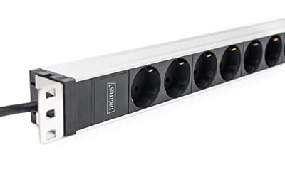 Digitus DN-95428 energiedistributie 8 AC-uitgang(en) 1U Digitus DN-95428 energiedistributie 8 AC-uitgang(en) 1U