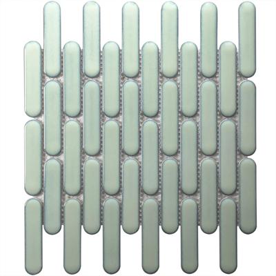 Mozaiek Sevilla Ovalen Vinger Licht Groen 2,3x9,8 Mozaiek Sevilla Ovalen Vinger Licht Groen 2,3x9,8