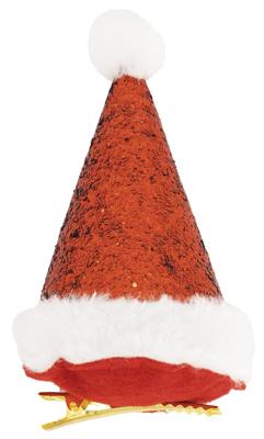HEMA Haarclips kerstmuts (rood)