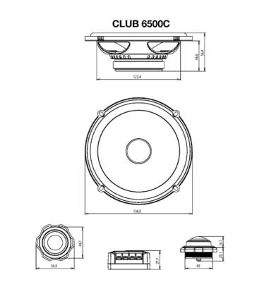 JBL Club 6500C Autospeakers