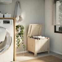 Opbergbox met deksel RANA 60x49x54 cm massief grenenhout - thumbnail