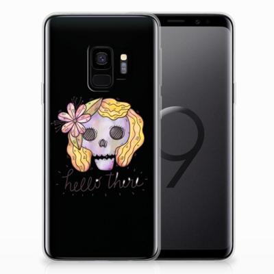 Silicone Back Case Samsung Galaxy S9 Boho Skull Silicone Back Case Samsung Galaxy S9 Boho Skull