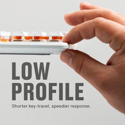 Fnatic Streak80 LP toetsenbord Wit