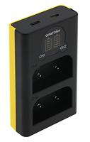 Olympus BLX-1 Dual LCD USB lader (Patona) - thumbnail