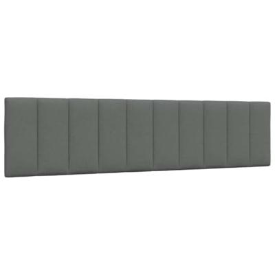 Bedframe zonder matras "Hanko" stof donkergrijs 200x200 cm