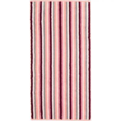 Cawö Cawo Shades Streifen Douchelaken 70x140 beere