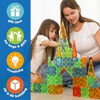 Oku Geomag magnetic tiles gems 44 delig - thumbnail