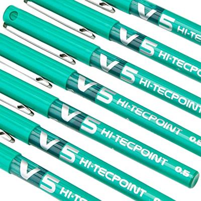 Boligrafo de tinta líquida Pilot V-5 Hi-Tecpoint Groen 0,3 mm (12 Stuks)
