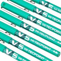 Boligrafo de tinta líquida Pilot V-5 Hi-Tecpoint Groen 0,3 mm (12 Stuks) - thumbnail