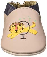 Robeez babyslofjes Lion circus gris taupe Maat - thumbnail