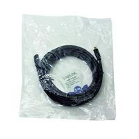 LogiLink CU0125 USB-kabel USB 2.0 USB-micro-B stekker, USB-micro-B bus 5.00 m Zwart - thumbnail