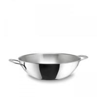 HABONNE - Avance - Wok 30cm rvs 2 grepen - thumbnail