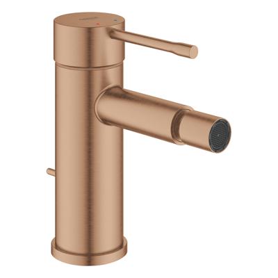 Grohe Bidetkraan Essence New 1-gats Small met Waste met 28 mm Cartouche Brushed Warm Sunset