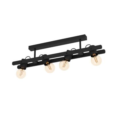 Eglo 4-lichts plafondlampPlimsoll zwart - 43847
