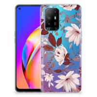 Hoesje maken OPPO A94 5G | Reno5 Z Watercolor Flowers - thumbnail