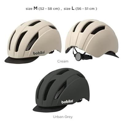 Bobike helm city m 52-58cm urban grijs