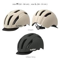 Bobike helm city m 52-58cm urban grijs - thumbnail