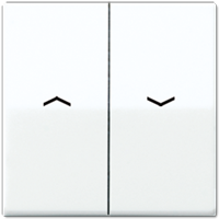 Jung AS500 jaloezie drukknop wit AS591-5PWW