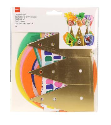 HEMA Uitdeelkroon karton DIY