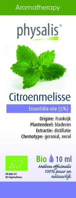 Physalis Citroenmelisse 5% bio 10 Milliliter