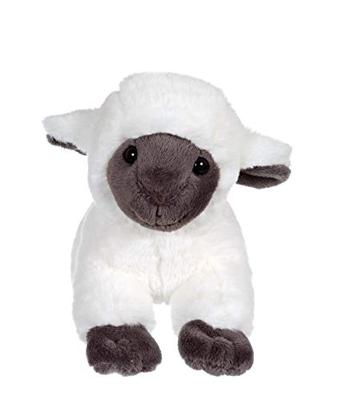 Zacht pluche lammetje - GIPSY TOYS - 20 cm - Beige/grijs