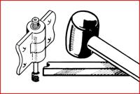 KS Tools 1402190 Deurscharnier-spanstift-uittrekset, 4-delig - thumbnail