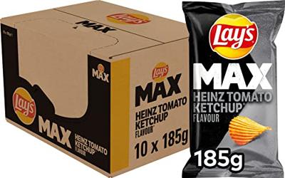 Lay's max heinz tomato ketchup (10x 185gr)