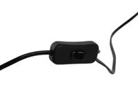 Bureaulamp Home ESPRIT Zwart Gouden 20 x 20 x 53 cm - thumbnail