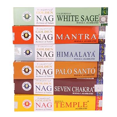 Golden Nag Kaneel Wierook (1 pakje)