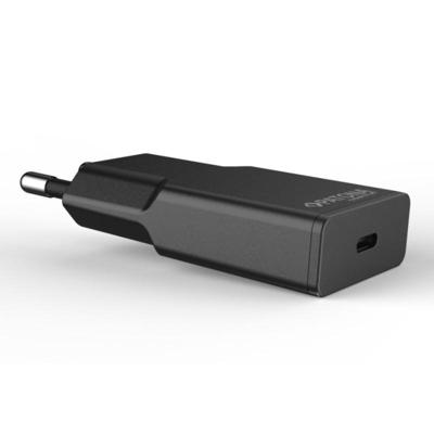 Platinum GaN PD20W platte adapter zwart met USB-C PD3.0 en QC3.0 Platinum GaN PD20W platte adapter zwart met USB-C PD3.0 en QC3.0