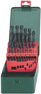 Metabo 627152000 HSS Metaal-spiraalboorset 25-delig 1 mm, 1.5 mm, 2 mm, 2.5 mm, 3 mm, 3.5 mm, 4 mm, 4.5 mm, 5 mm, 5.5 mm, 6 mm, 6.5 mm, 7 mm, 7.5 mm, 8 mm, 8.5 Metabo 627152000 HSS Metaal-spiraalboorset 25-delig 1 mm, 1.5 mm, 2 mm, 2.5 mm, 3 mm, 3.5 mm, 4 mm, 4.5 mm, 5 mm, 5.5 mm, 6 mm, 6.5 mm, 7 mm, 7.5 mm, 8 mm, 8.5