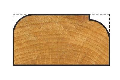 Wolfcraft HM Afrondingsfrees | 8mm | Ø25,4 x 11,8mm | 1 stuk - 3963000