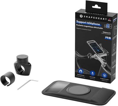 Shapeheart Magnetic smartphone Pro mount for bike handlebar