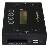 StarTech.com 1:1 Standalone Hard Drive Cloner & Wisser, USB Thumb Drive en SATA HDD/SSD Disk Kloner & Disk Eraser, LCD display, TAA Compliant, OS Onafhankelijk (SU2DUPERA11) - thumbnail