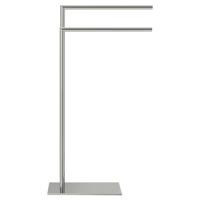 Handdoekrek 2-armig Vrijstaand Sealskin Tube Chroom - thumbnail