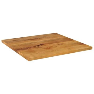 Tafelblad vierkant 70x70x2,5 cm massief mangohout
