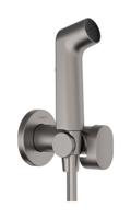 Hansgrohe bidethanddouche 1jet S EcoSmart voor koud water met porter en doucheslang 125 cm, Brushed Black Chrome - thumbnail