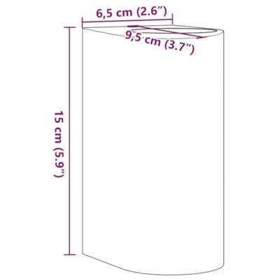 VidaXL Buitenwandlampen 2 st gegoten aluminium zwart