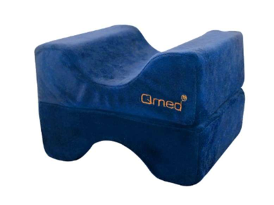 Opvouwbaar kussen tussen de knieën en onder de benen