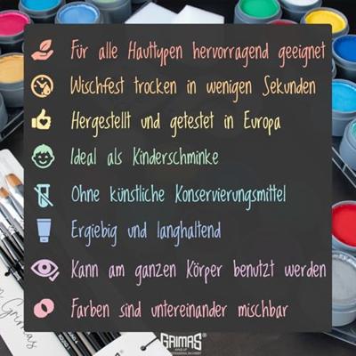 Grimas Water Make-up pure N1 zwartbruin 15ml