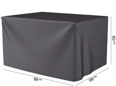Vuurtafelhoes 99x99xH60 cm antraciet AeroCover - Aerocover
